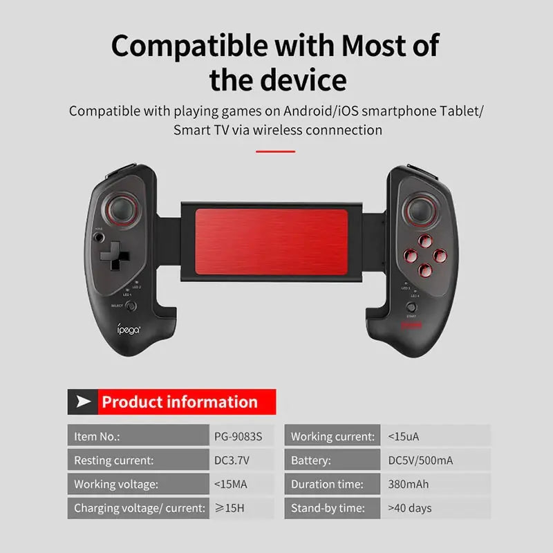 Ipega PG-9083S Bluetooth Wireless Gamepad for Android & iOS